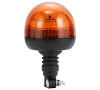 D-TECH LED Strobe Warning Beacon Lamp Rotating Flashing Beacon light for agricultural machines, commercial vehicle, school bus, tractor, excavators, truck(Flexible Pipe Mounting)