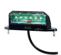 D-TECH Universal LED Number Plate Light 12V/24V for Trailer, Caravan, Truck - Cool White, E-mark Approved, IP67 Waterproof