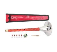 D Tone Suona Wind Instrument Wooden Beginners Suonas With Reeds And Protect Cover Suona Set