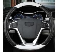 D Type Car Steering Wheel Cover Wrap For Geely Atlas 2016-2021 For Coolray I 2020 Auto Accessories(Bianco)