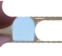 D Type high Temperature Resistant Shower Silicone Seal Strip semicircular Solid Seal weatherstrip Kitchen Water retaining strip-8x9mm