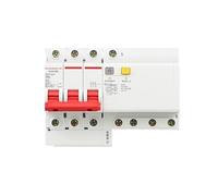 D type leakage protection 63a circuit breaker 2p air leakage protection switch 3p32a protector household 220v(3P+N 10A)