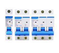 D-Type Power Circuit Breaker 63 1P/2P/3P 10A-63A Air Switch For Motors & Pumps(3P,D 63A)