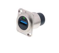 D-Type USB 3.0 Module Panel Type, Single Port, Double Port, Fixo HDMI Fêmea Socket, Straight through 2.0 Socket MQXFCZUX(USB 3.0 SR LED)