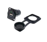 D-Type USB 3.0 Module Panel Type, Single Port, Double Port, Fixo HDMI Fêmea Socket, Straight through 2.0 Socket MQXFCZUX(USB 2.0 BK LED-01)