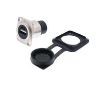 D-Type USB 3.0 Module Panel Type, Single Port, Double Port, Fixo HDMI Fêmea Socket, Straight through 2.0 Socket MQXFCZUX(USB 2.0 SR-01)