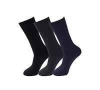 D&U DIRECT LTD Mens Diabetic Socks Non Elastic 100% Cotton 6 12 Pairs Size UK 6-11
