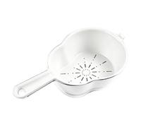 d-ual Layer Draining Basket with Handle - 2-in-1 Fruit Washing Bowl | PET, Lightweight, Portable Strainer for Vegetables and Berries, Kitchen, Bathroom and Camping, Fast Drying a-nd Space Saving