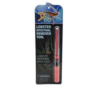 D Vein Lobster Deveiner - Simple to Use Lobster Cleaner Tool - Perfect for Divers and Lobster Lovers to Use with Lobster Crackers, Lobster Picks and Lobster Kits - Red