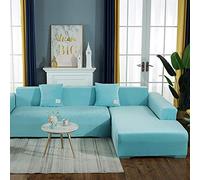 d Velvet Sofa Cover Stretch Plush Slipcover Elastic AntiSlip Couch Protector for Corner Sofa 2Piece Set Durable Furniture Protector Easy to Clean