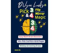 D.Vyne Luck’s Pick 3 & Pick 4 Flip-Mirror Magic Workbook: One powerful workbook. Two classic games. Over 145 clean Flip-Mirror workout grids for Pick ... 4 (D.Vyne Luck's Flip-Mirror Magic Workbooks)