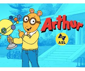 D.W.'s Imaginary Friend/Arthur's Lost Library Book (ASL)