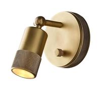 d Wall Sconce, Bathroom Vanity Lights Fixtures Over Mirror, Industrial Adjustable Swing Arm All Brass Modern Sconces Wall Lighting, Wall Mounted Light for Bedroom, Hallway