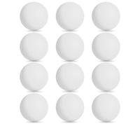 D-Xam 12 Pack White ABS Ping Pong Balls 1 Star 40mm Official Size High Bounce Professional Table Tennis Ball for Training & Practice - Durable High Performance
