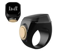 D01 Smart Ring With Counter - App Time Reminder & Counting Button | Portable Number Counter For Fitness Sports Meetings Field Tracking | ABS Counting Ring 18mm 20mm 22mm Sizes