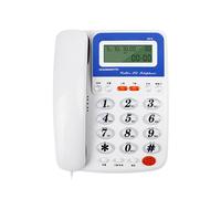 D016 Desktop Telephone For Business Caller Display Landline Phone With Handsfree Dialing Calculator Multiple Function Call Storage And Inquiry