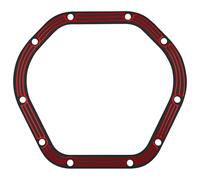 D044 Differential Cover Gasket, Dana 44 Rear Axles Cover Gasket, Steel Core with Rubber, Compatible with Jeep/Ford/GMC Dana 44 Axle