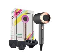 (D087B Black Gold, British Rules (240V)) Hairdryer for household high-power negative ions do not damage power generation hair dryer hammer blowing