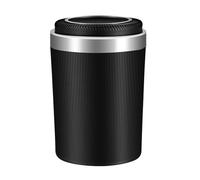 D09C Car Ashtray With Lid + LED Lighting For Cup Holder Odorless