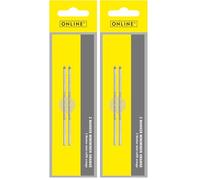 D1 ballpen Refill, Orange Width B (Pack of 2)