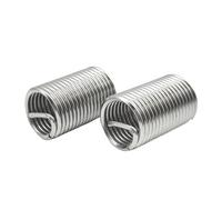 D1~D3 M6 M8 M10 M12M14M16 Fine Thread Wire Thread Insert 304 Stainless steel Screw Bushing Thread Repair Pitch 0.75/1/1.25/1.5mm(M8x1.0x2D-20pcs)