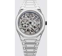 D1 MILANO Skeleton White Sketch Automatic Watch with Steel Case and Sapphire Glass - Size: OS - male