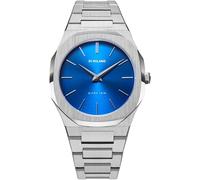 D1 Milano Ultra Thin Geo (40mm) Blue Brushed Dial/Stainless Steel Bracelet UTBJ09