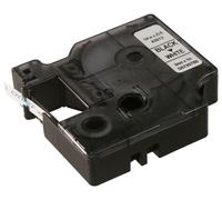 D1 TAPE BLACK/WHITE 6MM - 43613