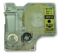 D1 TAPE BLACK/YELLOW 9MM - 40918