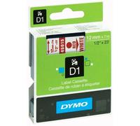 D1 TAPE RED/WHITE 12MM - 45015