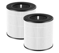 D10 Replacement Filter Compatible with Tailulu D10 HEPA Air Purifier, 3-in-1 H13 Grade True HEPA Replacement Filter, 360 Rotating D10 Filter, 2 Pack