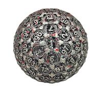 D100 individual game dice: individual role-playing games, metal dice, table games, shiny surfaces, compatible number game, | for all types of games