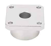 D12 Square Linear Bearing, Low Friction Low Noise Linear Motion Bearing with GCR15 Steel Flange for Appliances, Gearboxes, Motors and Industrial Machinery