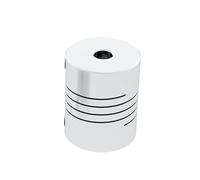 D15L20 2mm 3mm 4mm 5mm 6mm 6.35mm 8mm Aluminum Z Axis Flexible Coupling For Stepper Motor Coupler Shaft Couplings 3D Printer(4mm to 6mm)