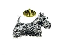 D18 Scotlands Scottish Terrier Dog Pewter Lapel Pin Badge XTSPBD18