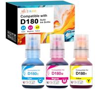 D180 Ink Refill Bottles Compatible for Brother D180 BTD180CLVAL Ink Bottle