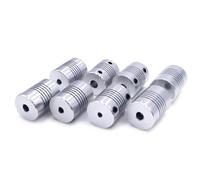 D19*L25 Aluminium Flexible Shaft Coupling 5/8/6.35/8/10mm CNC Stepper Motor Coupler Encoders 5Pcs(5 X 10)