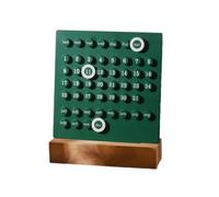 D1DCOHB Time Piece Calendar 2025, Calendar,Calendar2025,Desk Calendar,Circled Perpetual Calendar Handmade Diy Lasso Calendar,Reusable Perpetual Calendar Den Desktop Ornament(Green)