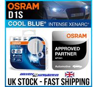 D1S 2X OSRAM COOL BLUE INTENSE XENARC BULBS 6000K +20% MORE LIGHT 35W PK32d-2