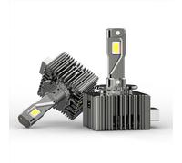 D1S LED Bulb compatible with BMW F10 F30 E90 E70 E92 E60,fit for Audi A1 A3,6500K White Canbus Ready LED Headlight Conversion Kit,Direct Plug & Play Replacement for Xenon HID Headlights,2PCS