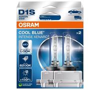 D1S OSRAM Cool Blue Intense Xenarc Next Gen 35W 6200K Xenon HID Bulbs (Pair)