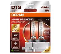 D1S OSRAM Night Breaker Laser Xenarc +220% Bulbs - Next Generation (Pair)