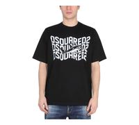 D2 Shark Slouch Tee - male - Dsquared2 - T-Shirts - Black - XS - Tops XS