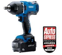 D20 20V Brushless Mid-Torque Impact Wrench, 1/2"" Sq. Dr., 400Nm, 2 x 4.0Ah Batteries, 1 x Charger