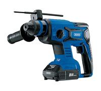 Draper 00592 Rotary Hammer Drill 20V Brushless SDS+ 2 x 2.0Ah Battery & Charger