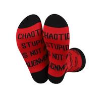 D20 RPG Lover Gift Chaotic Stupid Is Not An Alignment Dungeon Master Socks Dragons Gamer Gift Dungeon Dice Socks