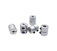 D20L25 Rigid Shaft Coupler 4/5/6/6.35/7/8 3D Printer Part Aluminium Alloy Lead Screw Coupling For Step servo electronic starter Accessories BIANMTSW(4x7)