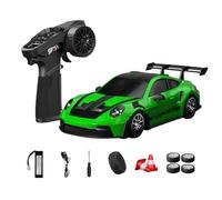 D24 1:24 RC Drift Car with Gyro Stability, 2.4G Full Proportional 4WD High Speed Drift Racing Car with Dual-Mode Tires & LED Lights for Teens & Adults