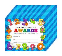 D24TIME 30pcs Certificate of Awards for Kids 8" x 10" Kindergarten Certificate of Achievement for Students Teachers Preschool Diploma Awards Certificates Back to School Classroom Supplies Graduation