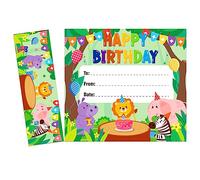 D24TIME 30Pcs Happy Birthday Award Certificates Gifts for Kids Students from Teacher Classroom Birthday Certificates Animal Bookmark Awards for Kindergarten Elementary Back to School Teacher Supplies